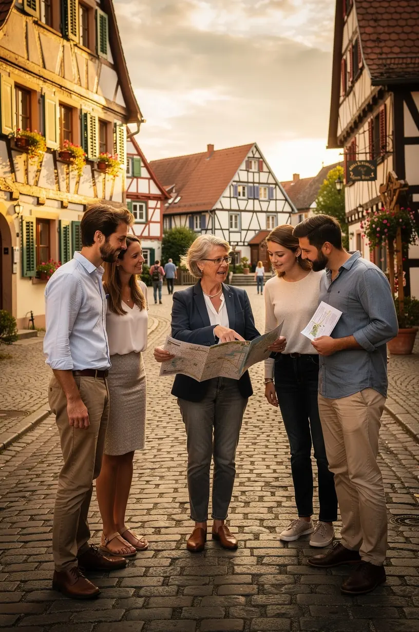 Übersichtliches Büro mit Landkarten und Notizen zur Entwicklung maßgeschneiderter Reiserouten.